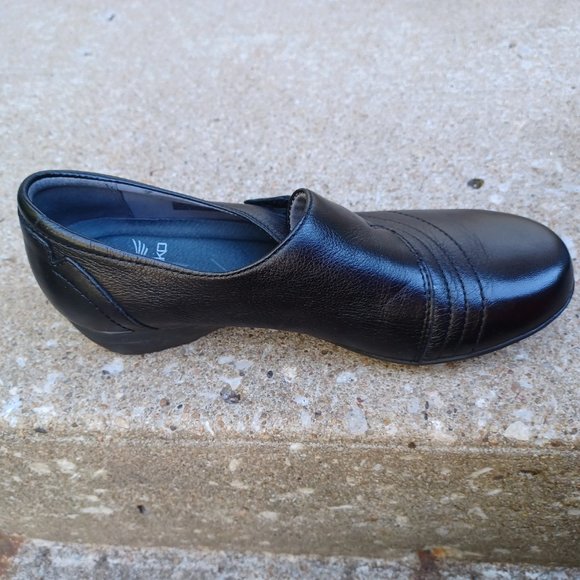 Dansko Shoes Size 36 Size 5.5 Black Leather - Picture 9 of 13